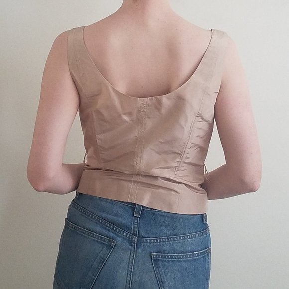 J. Crew Collection Corset Vest Top - size 6 - Picture 5 of 8
